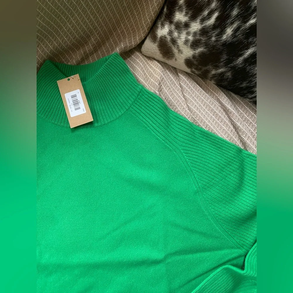 Luxury Mongolian cashmere turtle neck sweater Blue Sky Cashmere Sz M - Picture 5 of 12